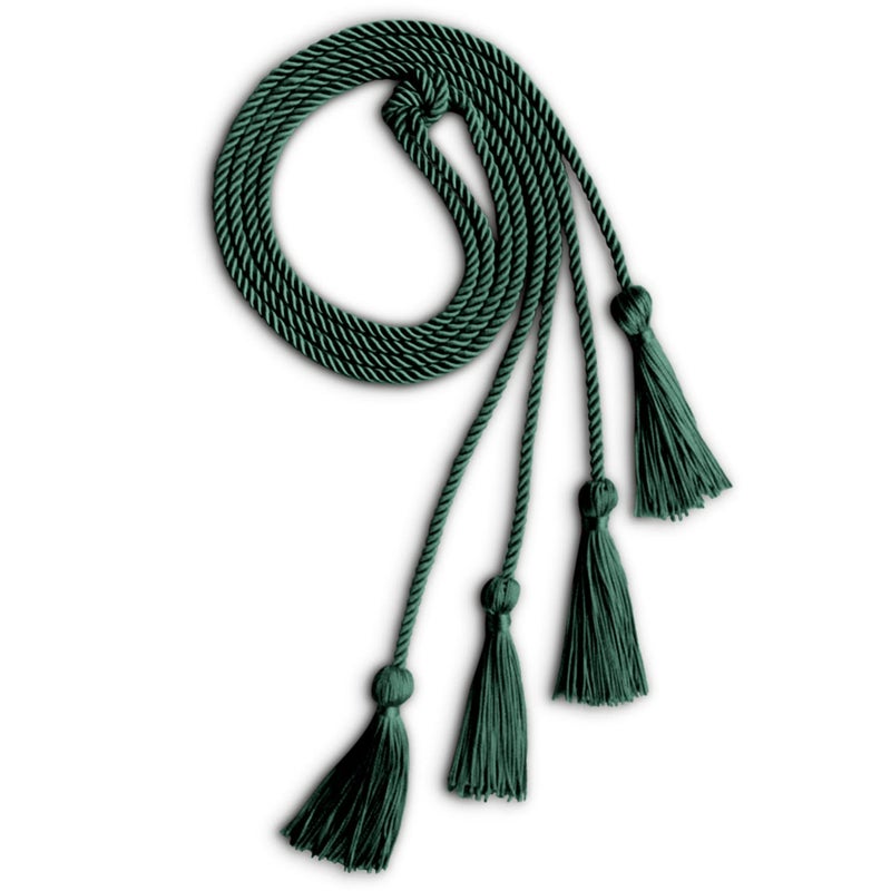 Endea Graduation Double Honor Cord (Hunter Green) - Image 5